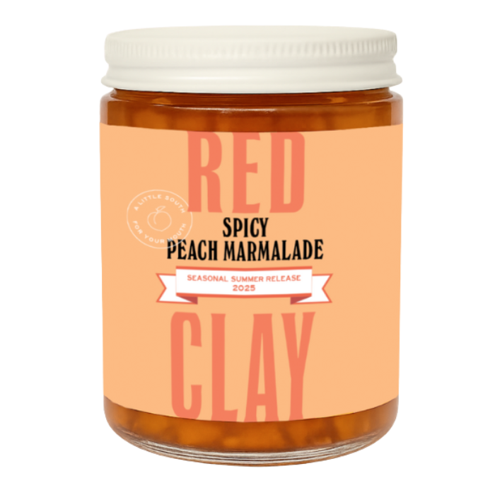 Spicy Peach Marmalade jar